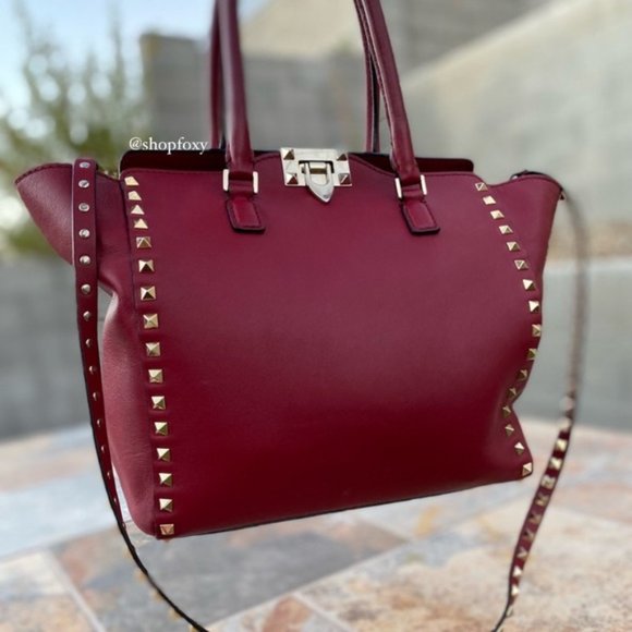 SOLD Valentino Garavani Double Handle Satchel - Picture 2 of 16